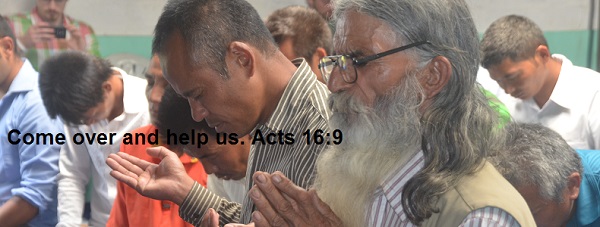 Christians in Nepal praying